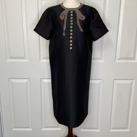 Miri Couture Embellished Shift Dress - Picture 2 of 6